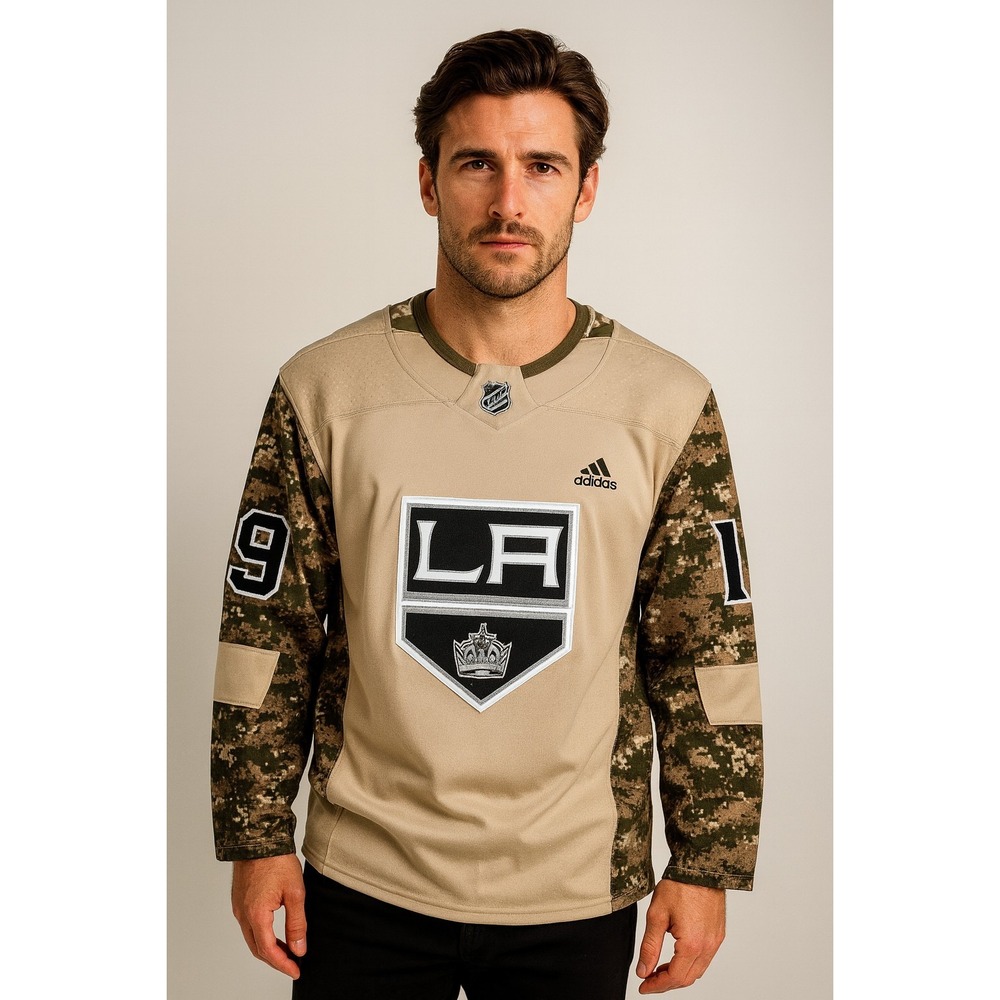 NHL Los Angeles Kings IAFALLO Hockey‎ Sports 54 Camo Adidas #19